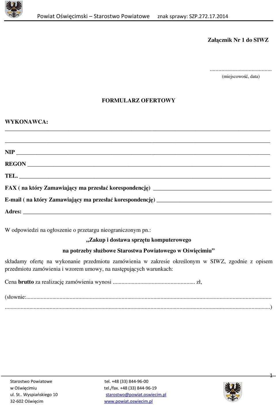 nieograniczonym pn.