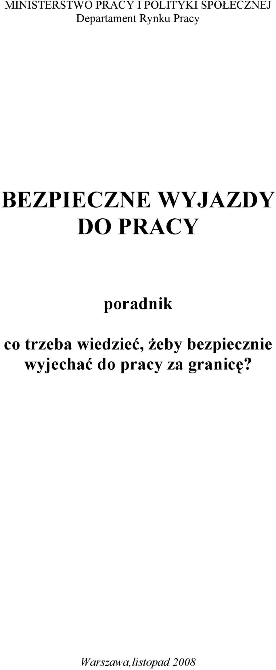 PRACY poradnik co trzeba wiedzieć, żeby