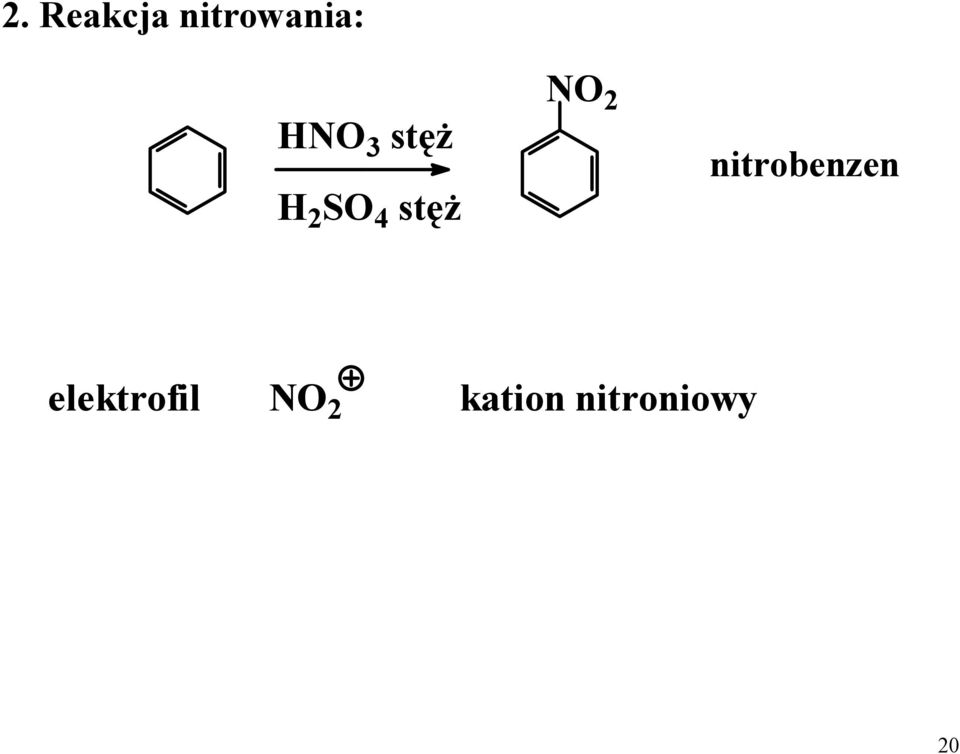 2 nitrobenzen elektrofil