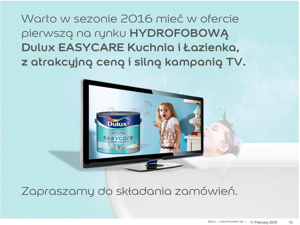 Łazienka, z atrakcyjną ceną i silną kampanią TV.