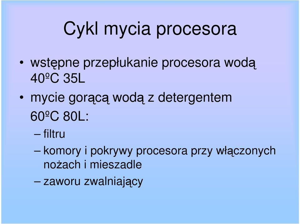 detergentem 60ºC 80L: filtru komory i pokrywy