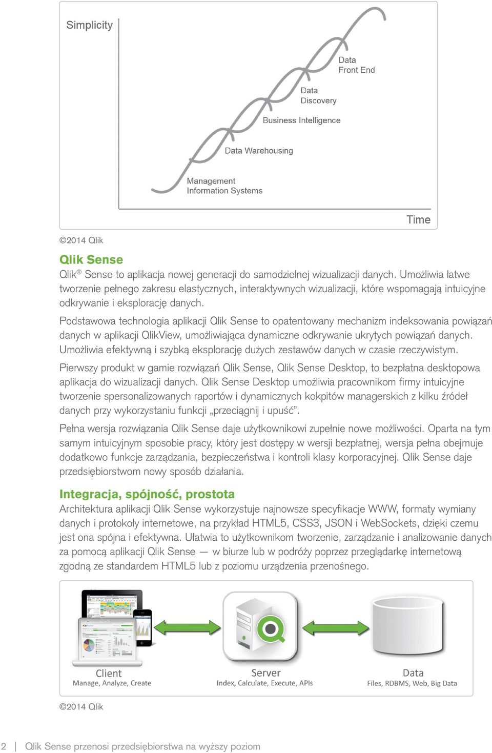 Podstawowa technologia aplikacji Qlik Sense to opatentowany mechanizm indeksowania powiązań danych w aplikacji QlikView, umożliwiająca dynamiczne odkrywanie ukrytych powiązań danych.