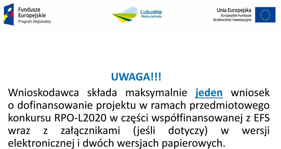 dofinansowanie projektu w ramach przedmiotowego konkursu