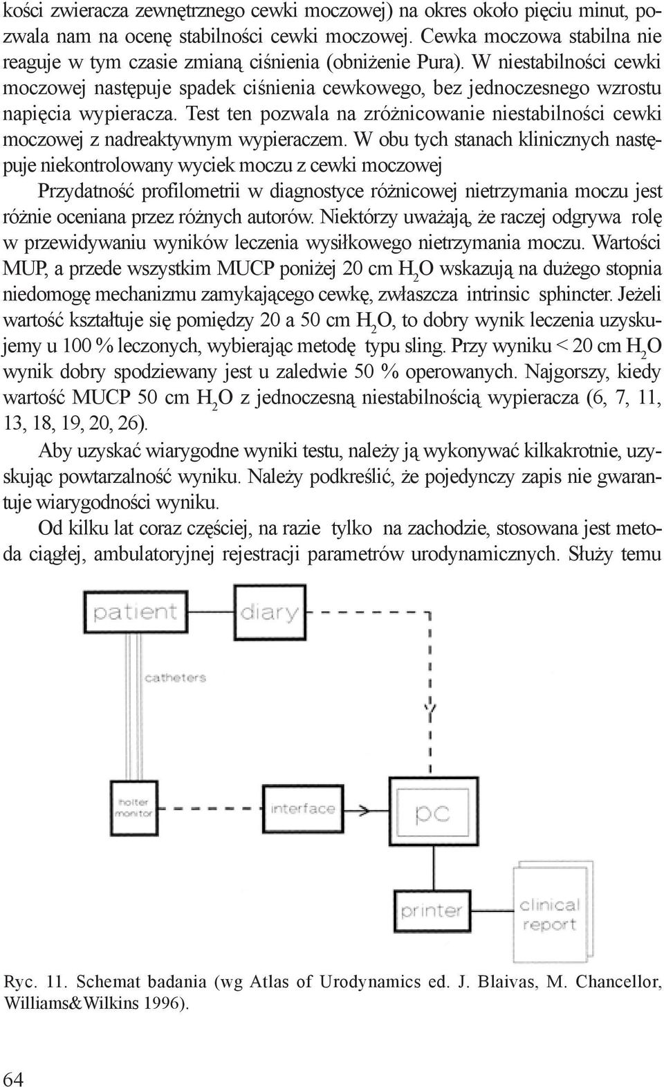 Test ten pozwala na zróżnicowanie niestabilności cewki moczowej z nadreaktywnym wypieraczem.