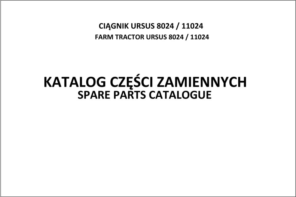 11024 KATALOG CZĘŚCI