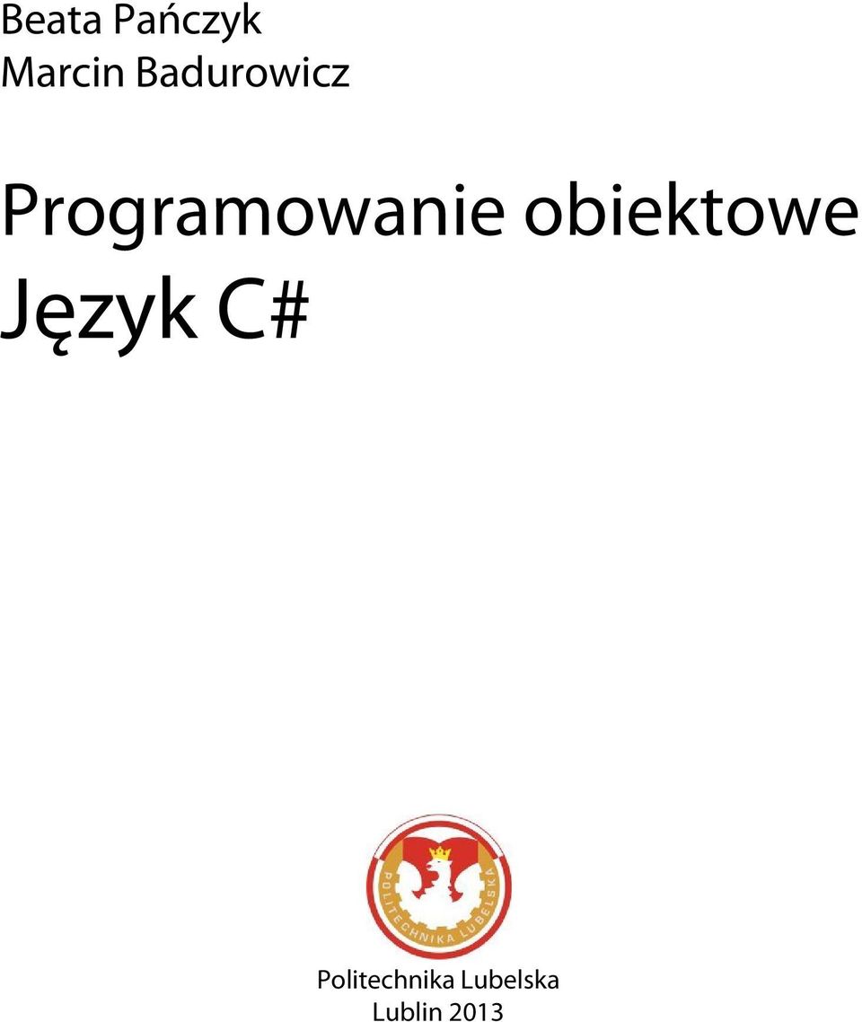 obiektowe Język C#