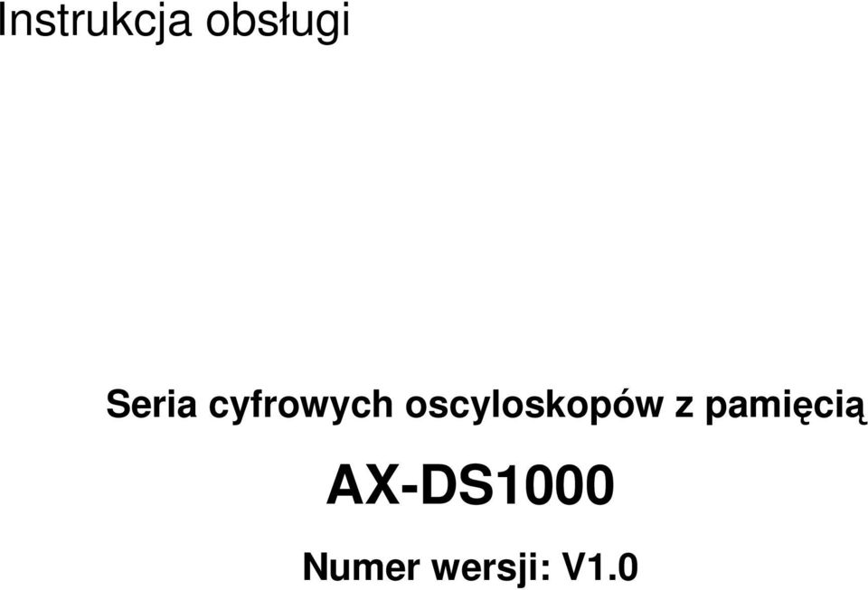 oscyloskopów z