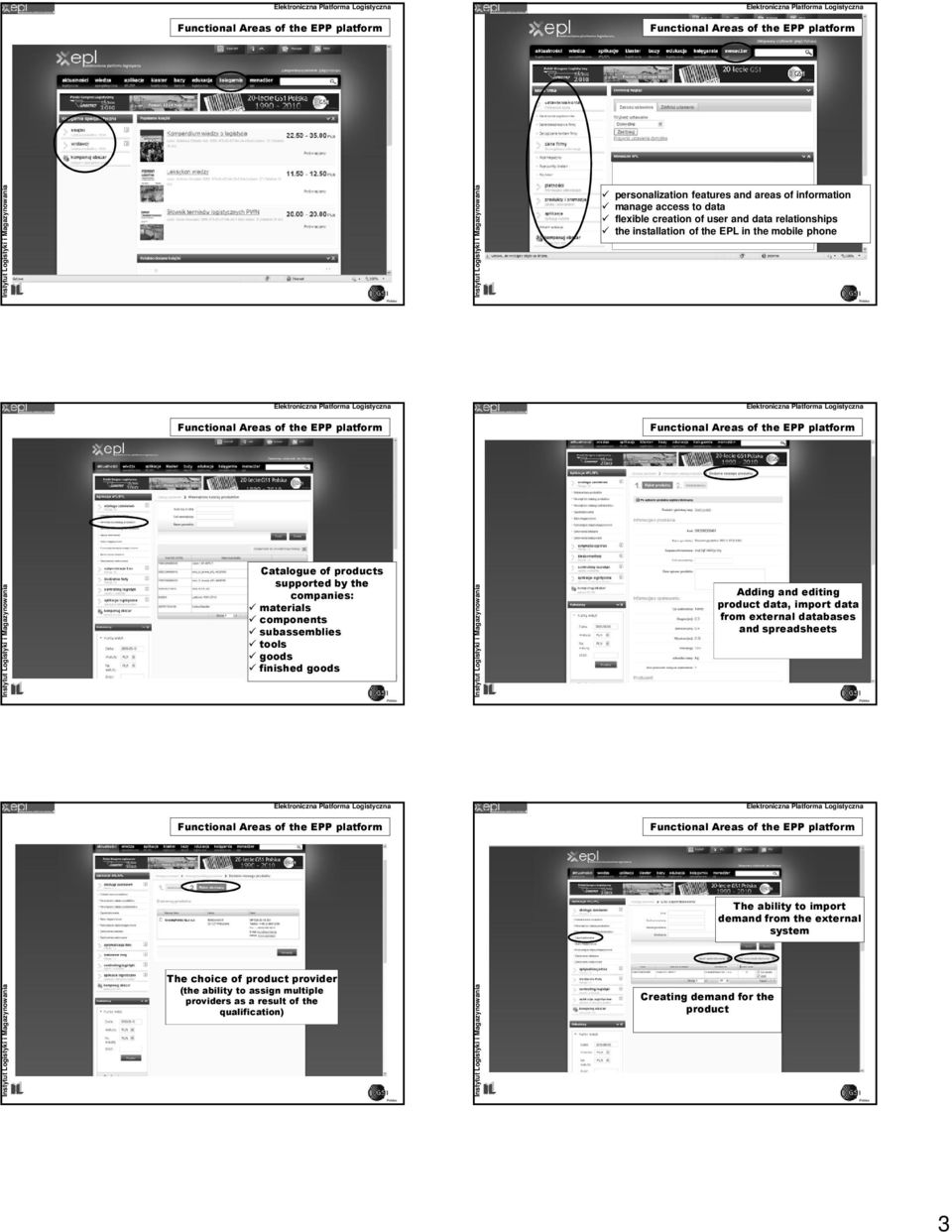 goods finished goods Adding and editing data, import data from external databases and spreadsheets The ability to import demand from