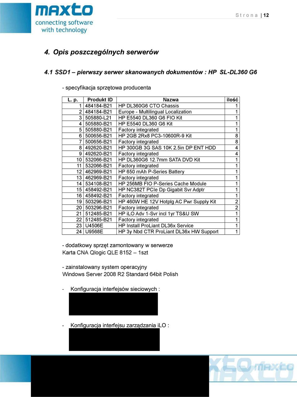 integrated 1 6 500656B21 HP 2GB 2Rx8 PC310600R9 Kit 8 7 500656B21 Factory integrated 8 8 492620B21 HP 300GB 3G SAS 10K 2.5in DP ENT HDD 4 9 492620B21 Factory integrated 4 10 532066B21 HP DL360G6 12.