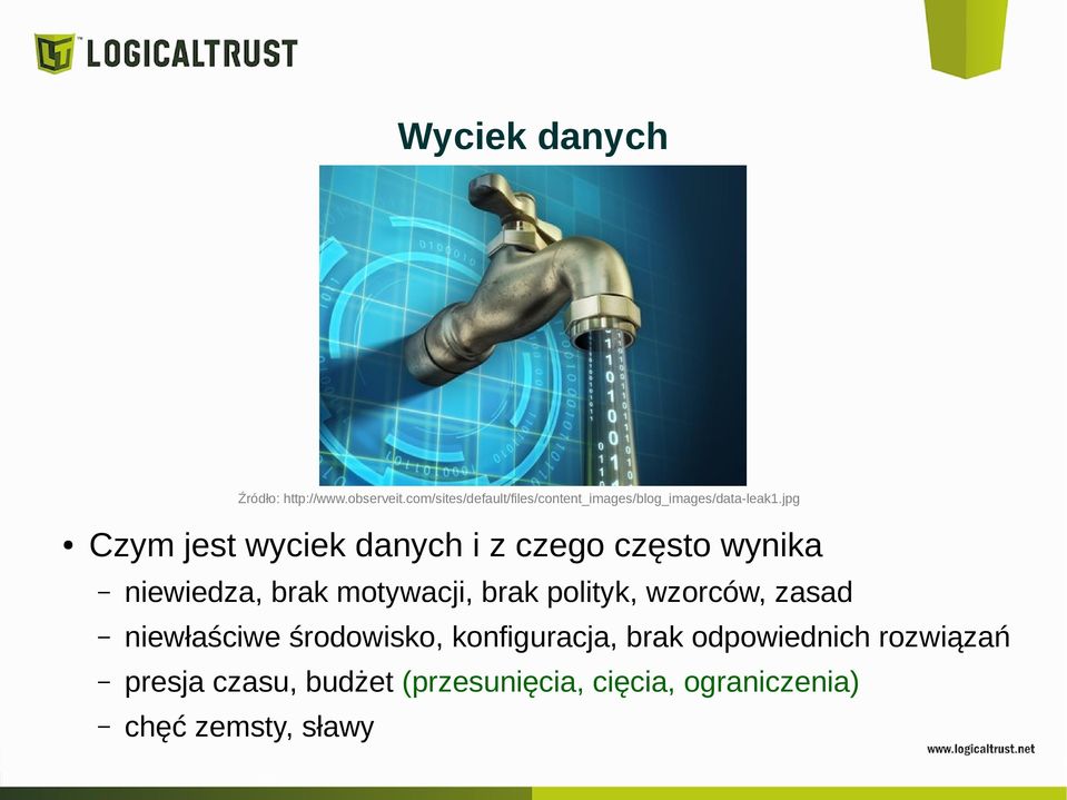 jpg Czym jest wyciek danych i z czego często wynika niewiedza, brak motywacji, brak