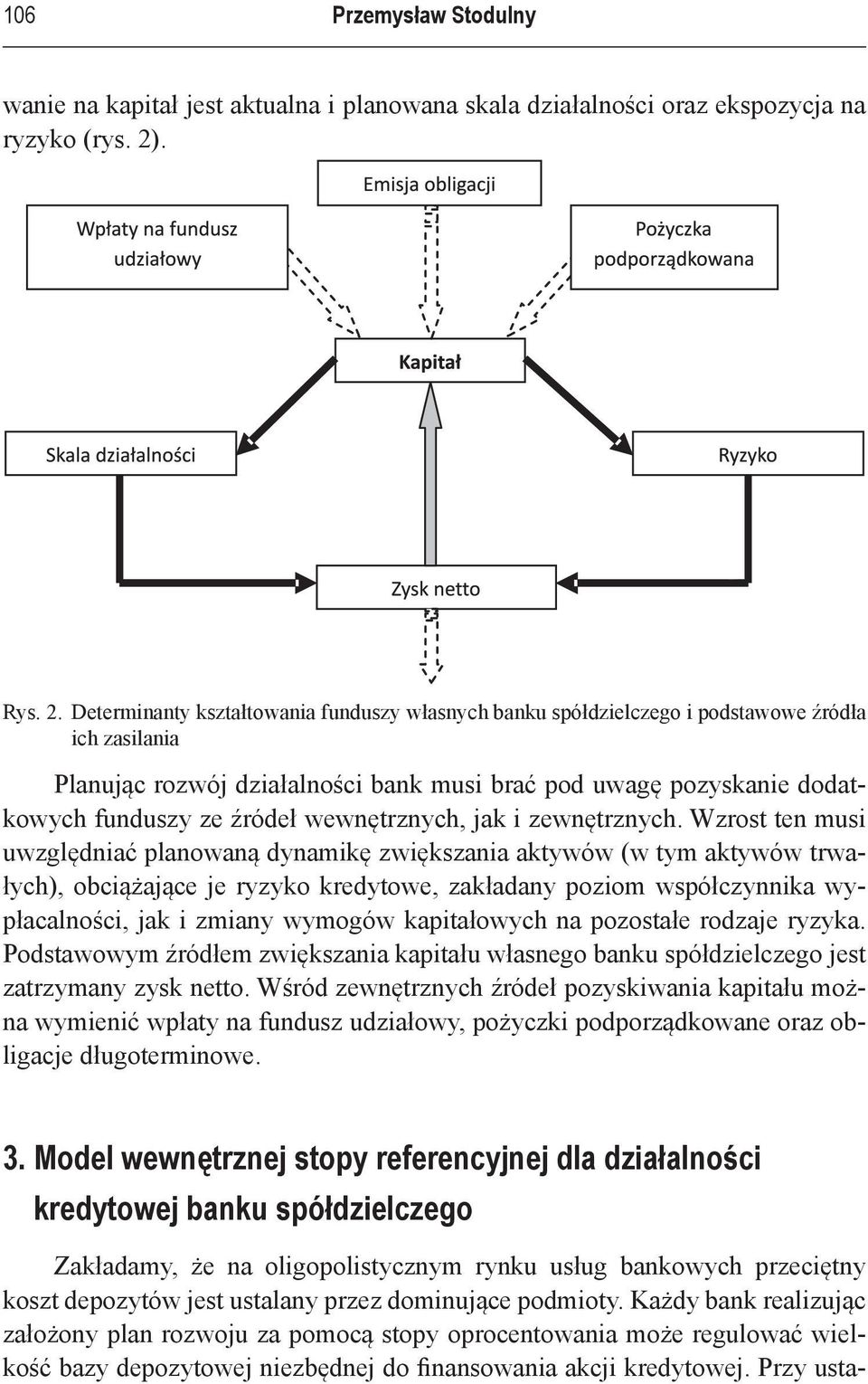 Determinanty kształtowania funduszy własnych banku spółdzielczego i podstawowe źródła ich zasilania Planując rozwój działalności bank musi brać pod uwagę pozyskanie dodatkowych funduszy ze źródeł