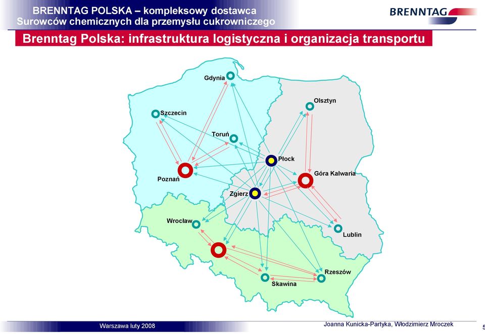 Gdynia Olsztyn Szczecin Toruń Płock Góra