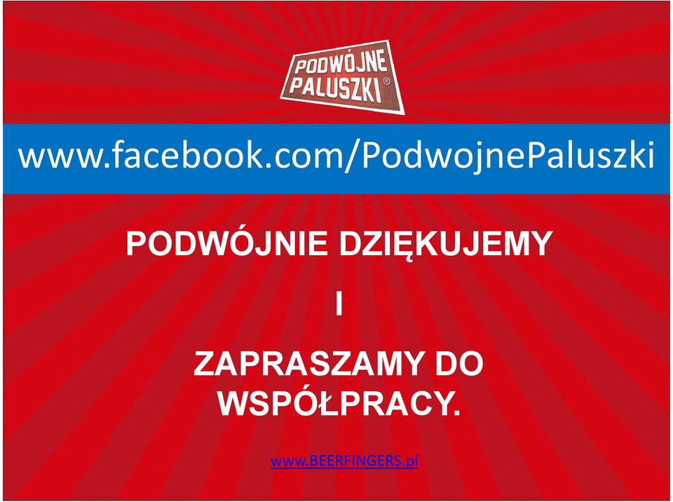 PODWÓJNIE DZIĘKUJEMY I