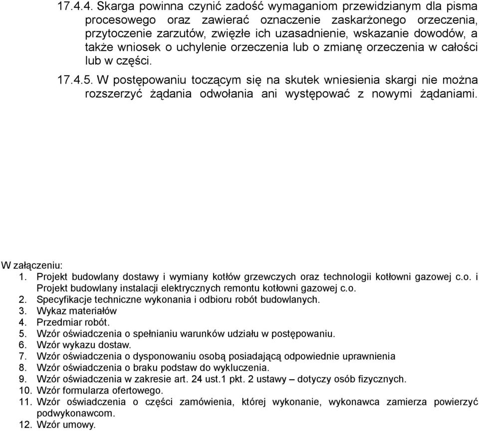 ani wóstępować z nowómi żądaniamik t załączeniuw NK mrojekt budowlanó dostawó i wómianó kotłów grzewczóch oraz technologii kotłowni gazowej ckok i mrojekt budowlanó instalacji elektrócznóch remontu