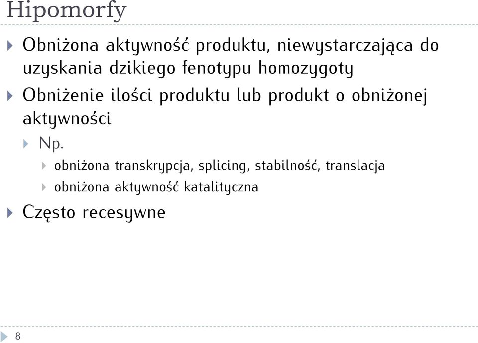 lub produkt o obniżonej aktywności Np.