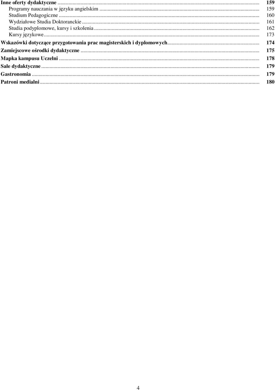 .. 173 Wskazówki dotyczące przygotowania prac magisterskich i dyplomowych.