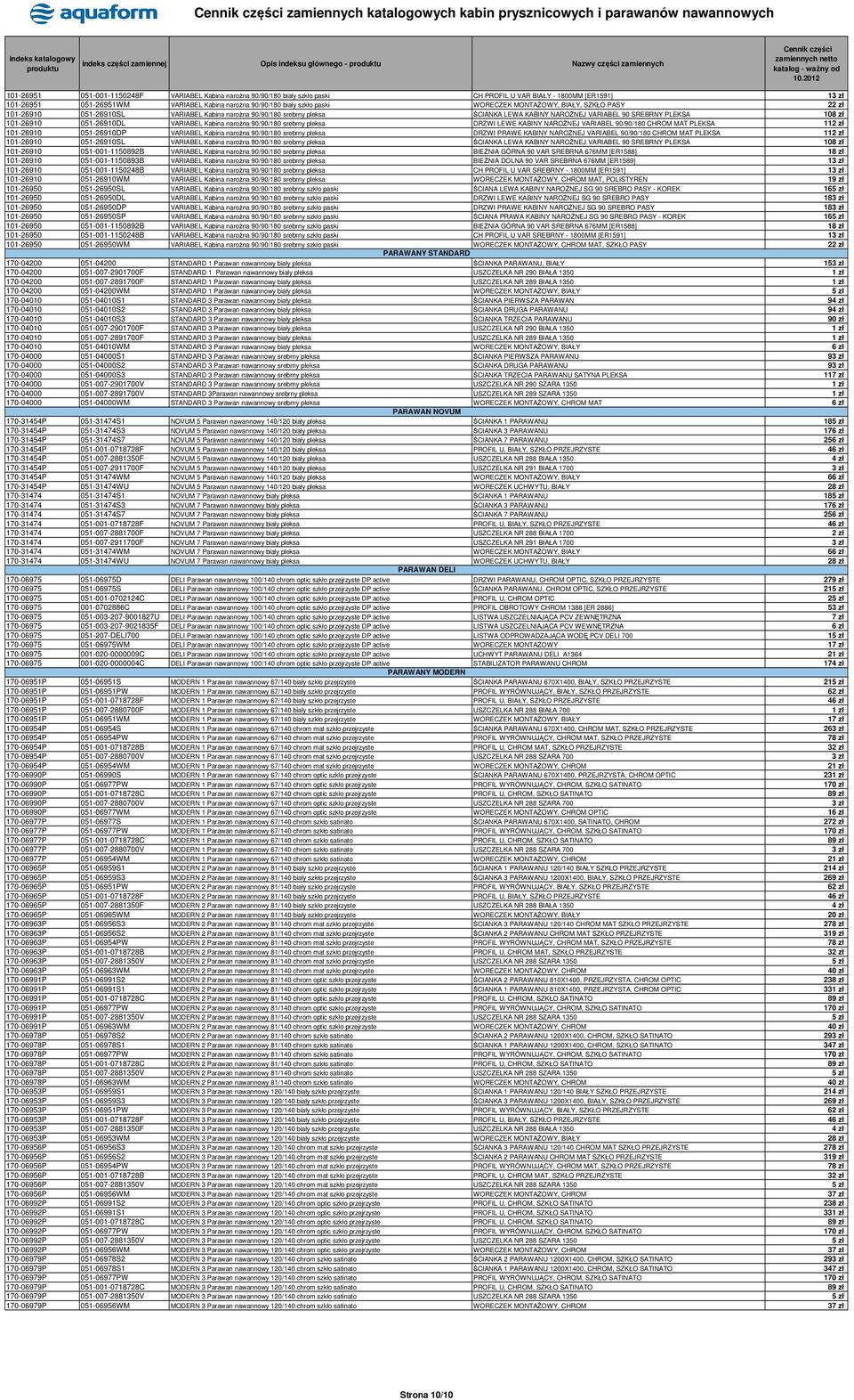 VARIABEL Kabina narożna 90/90/180 srebrny pleksa DRZWI LEWE KABINY NAROŻNEJ VARIABEL 90/90/180 CHROM MAT PLEKSA 112 zł 101-26910 051-26910DP VARIABEL Kabina narożna 90/90/180 srebrny pleksa DRZWI