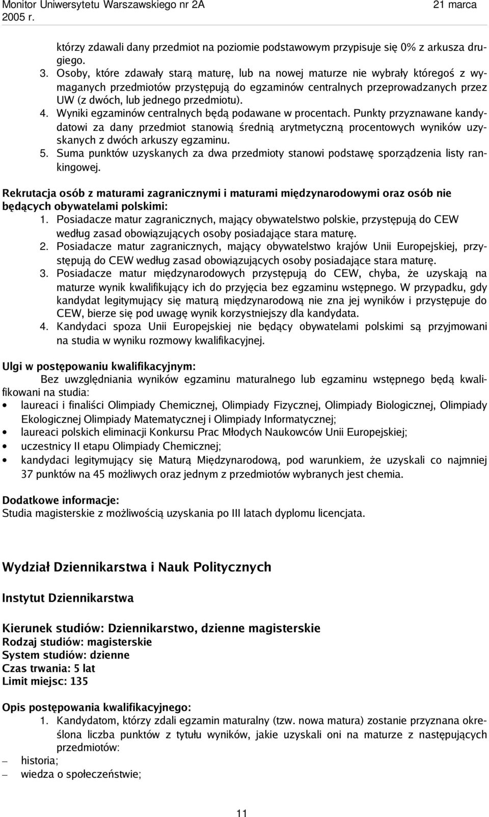 4. Wyniki egzaminów centralnych będą podawane w procentach. Punkty przyznawane kandydatowi za dany przedmiot stanowią średnią arytmetyczną procentowych wyników uzyskanych z dwóch arkuszy egzaminu. 5.