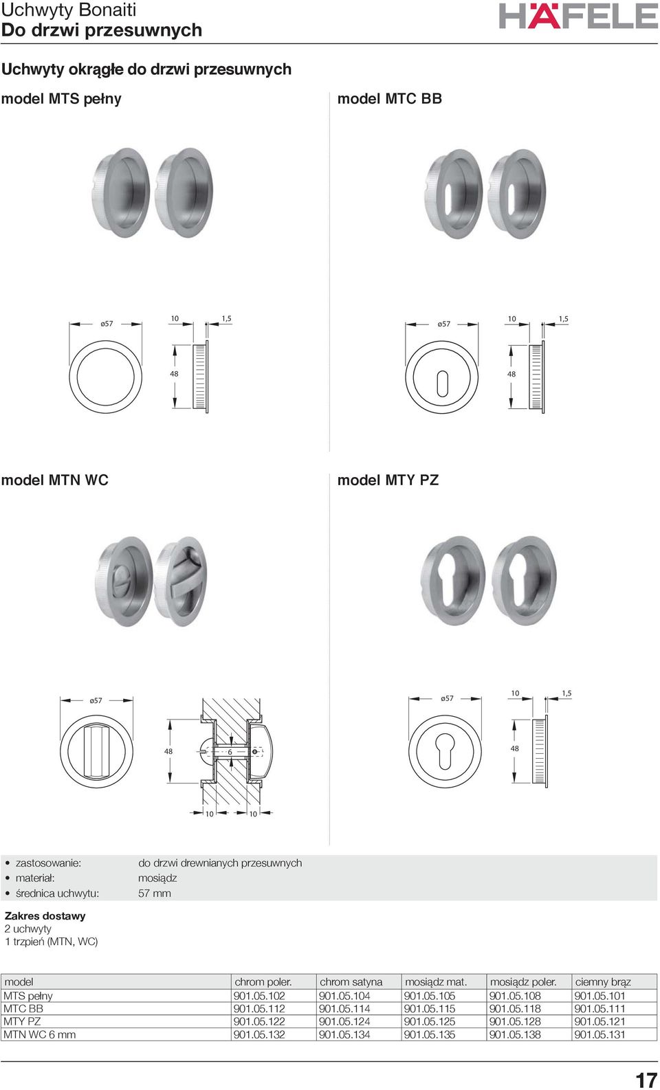 poler. chrom satyna mosiądz mat. mosiądz poler. ciemny brąz MTS pełny 1.05.2 1.05.4 1.05.5 1.05.8 1.05.1 MTC BB 1.05.2 1.05.4 1.05.5 1.05.1 1.