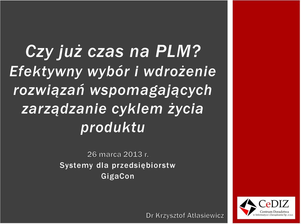 rozwiązań wspomagających