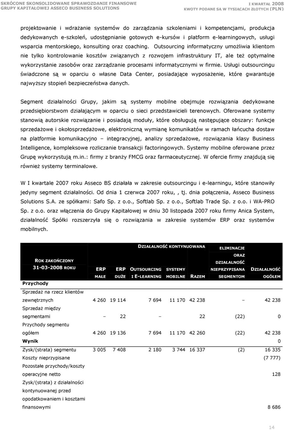 Outsourcing informatyczny umożliwia klientom nie tylko kontrolowanie kosztów związanych z rozwojem infrastruktury IT, ale też optymalne wykorzystanie zasobów oraz zarządzanie procesami