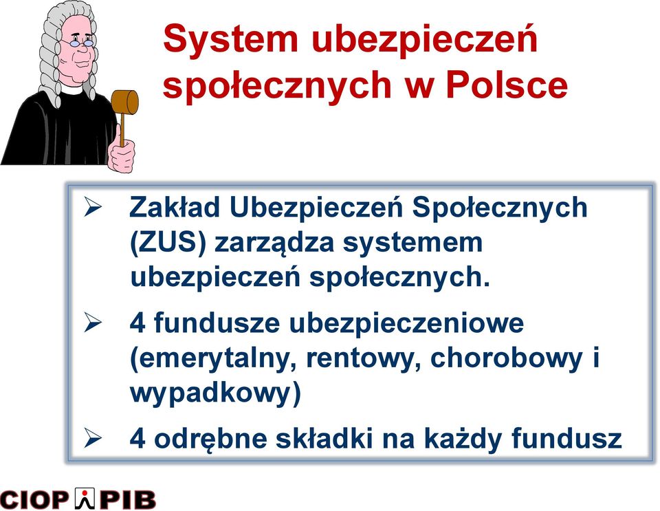 ubezpieczeń społecznych.