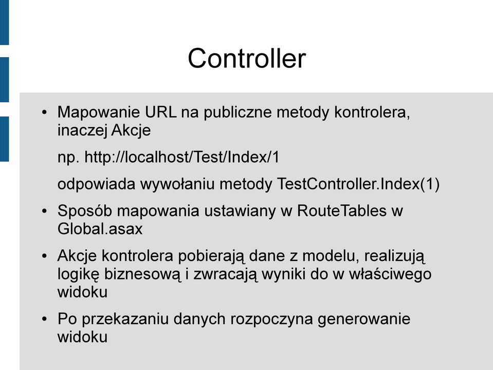 Index(1) Sposób mapowania ustawiany w RouteTables w Global.