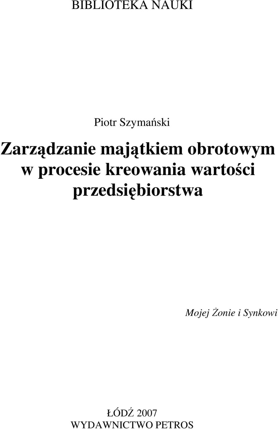 procesie kreowania wartości