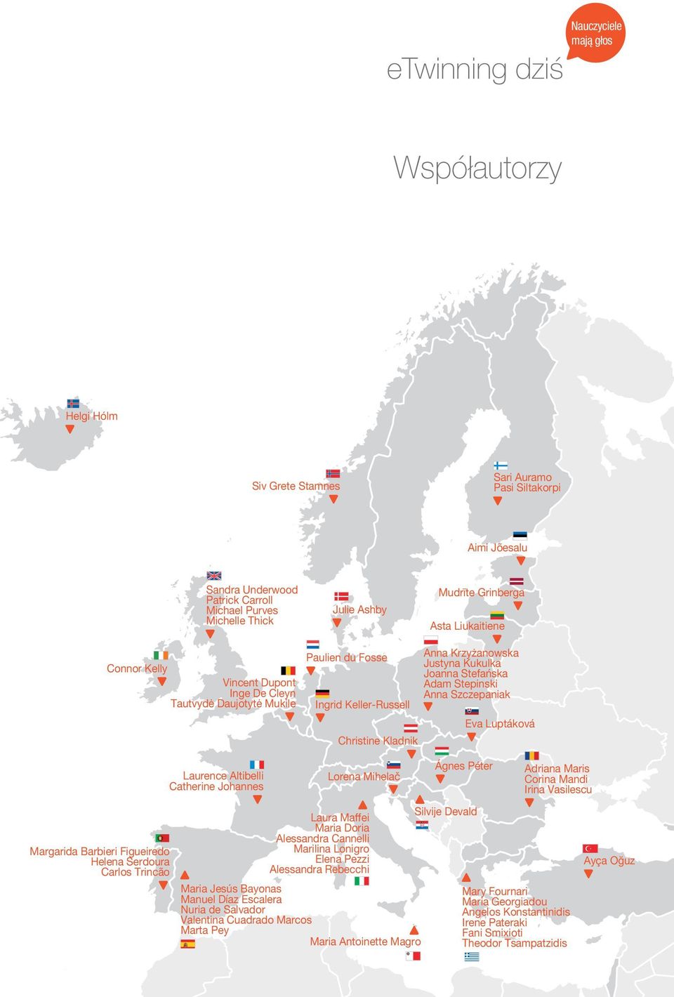 Stepinski Anna Szczepaniak Eva Luptáková Margarida Barbieri Figueiredo Helena Serdoura Carlos Trincão Laurence Altibelli Catherine Johannes Lorena Mihelač Laura Maffei Maria Doria Alessandra Cannelli