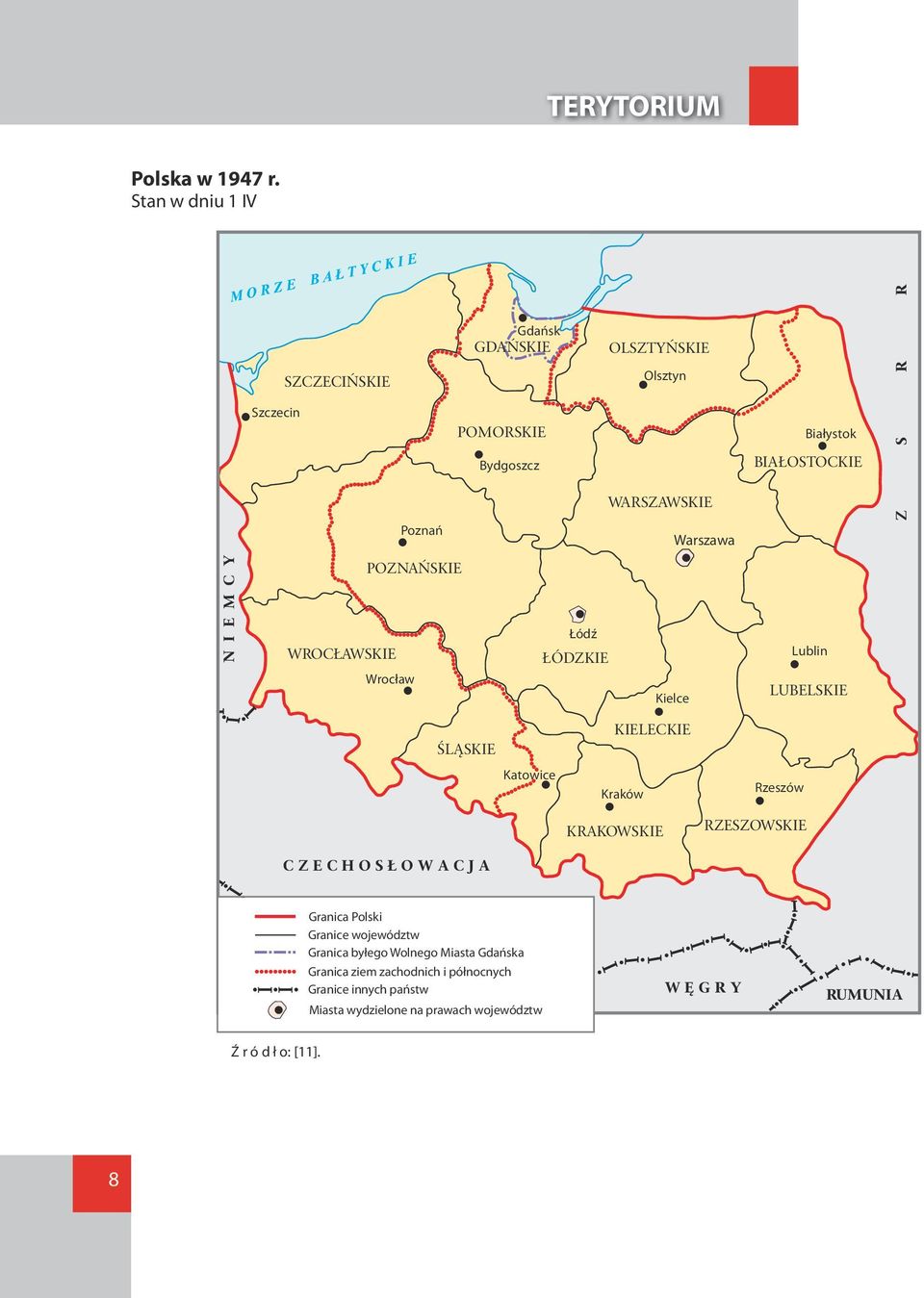 BIAŁOSTOCKIE Z S R R Poznań Warszawa N I E M C Y WROCŁAWSKIE POZNAŃSKIE Łódź ŁÓDZKIE Lublin Wrocław Kielce LUBELSKIE KIELECKIE ŚLĄSKIE Katowice