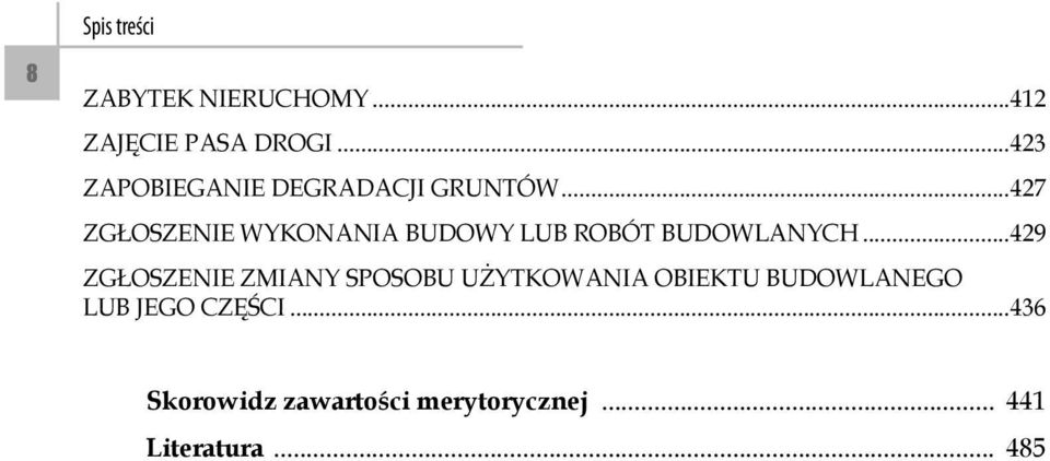 ..427 ZGŁOSZENIE WYKONANIA BUDOWY LUB ROBÓT BUDOWLANYCH.