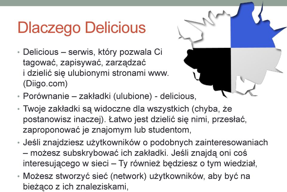 Łatwo jest dzielić się nimi, przesłać, zaproponować je znajomym lub studentom, Jeśli znajdziesz użytkowników o podobnych zainteresowaniach możesz