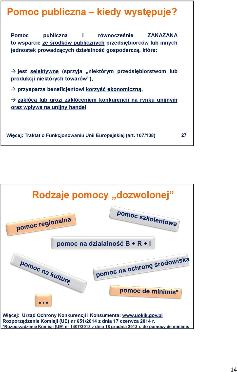 niektórym przedsiębiorstwom lub produkcji niektórych towarów ), przysparza beneficjentowi korzyść ekonomiczną, zakłóca lub grozi zakłóceniem konkurencji na rynku unijnym oraz wpływa na