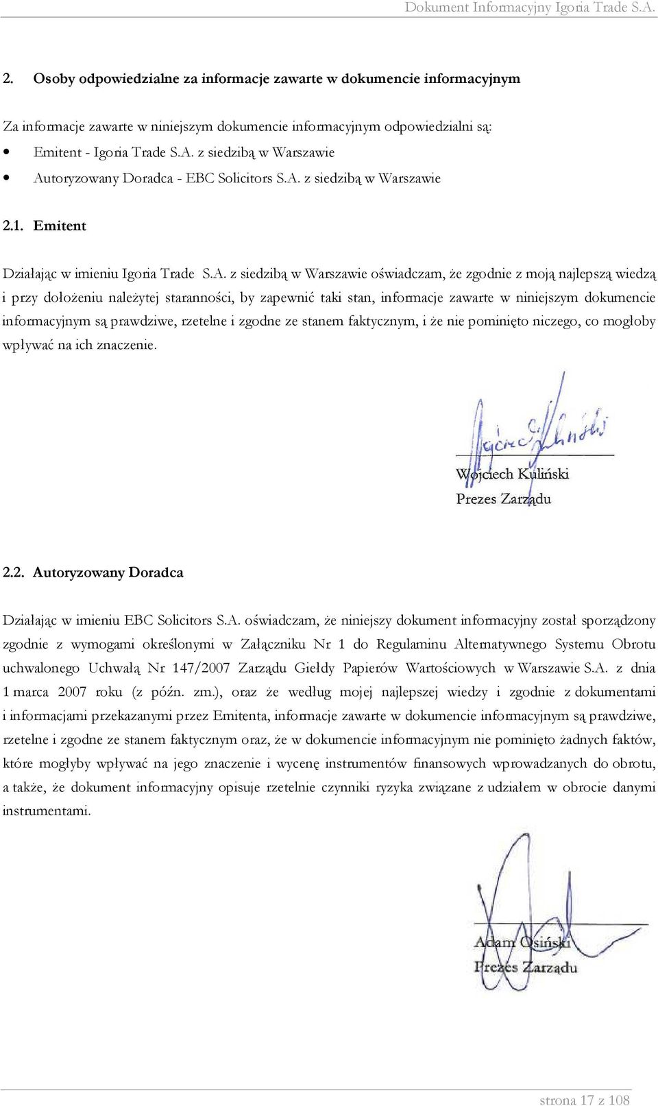 toryzowany Doradca - EBC Solicitors S.A.