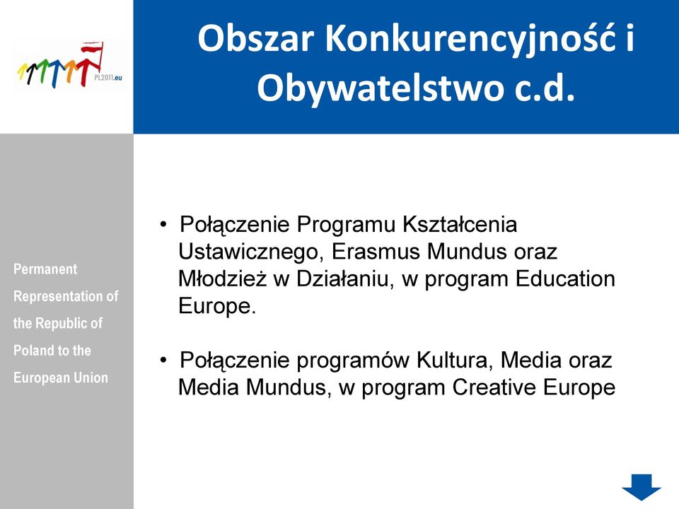 Połączenie Programu Kształcenia Ustawicznego, Erasmus