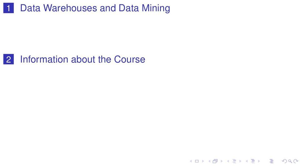 Data Mining 2