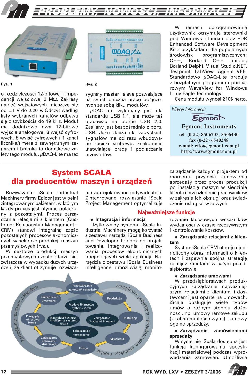 µdaq-lite ma te sygna y master i slave pozwalajàce na synchronicznà prac po àczonych ze sobà kilku modu ów. µdaq-lite wykonany jest dla standardu USB 1.1, ale mo e te pracowaç na porcie USB 2.0.