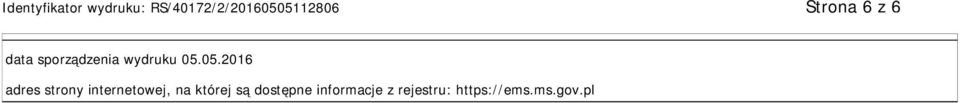 05.2016 adres strony internetowej,