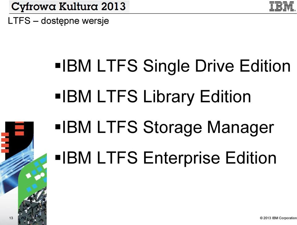 Library Edition IBM LTFS Storage