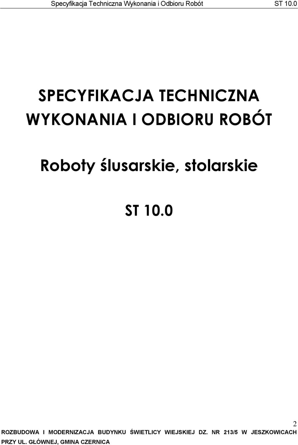 ODBIORU ROBÓT Roboty