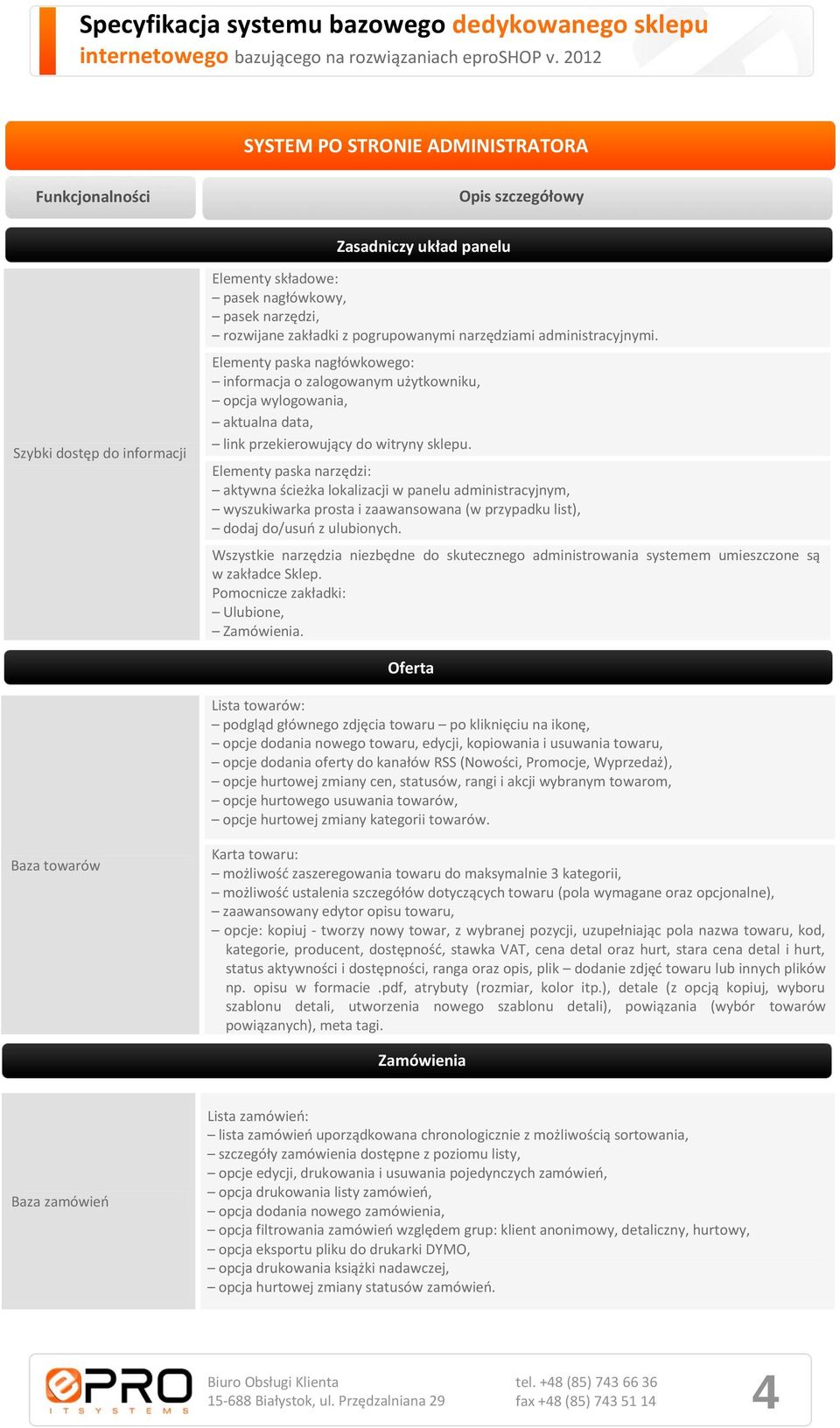 Elementy paska narzędzi: aktywna ścieżka lokalizacji w panelu administracyjnym, wyszukiwarka prosta i zaawansowana (w przypadku list), dodaj do/usuo z ulubionych.