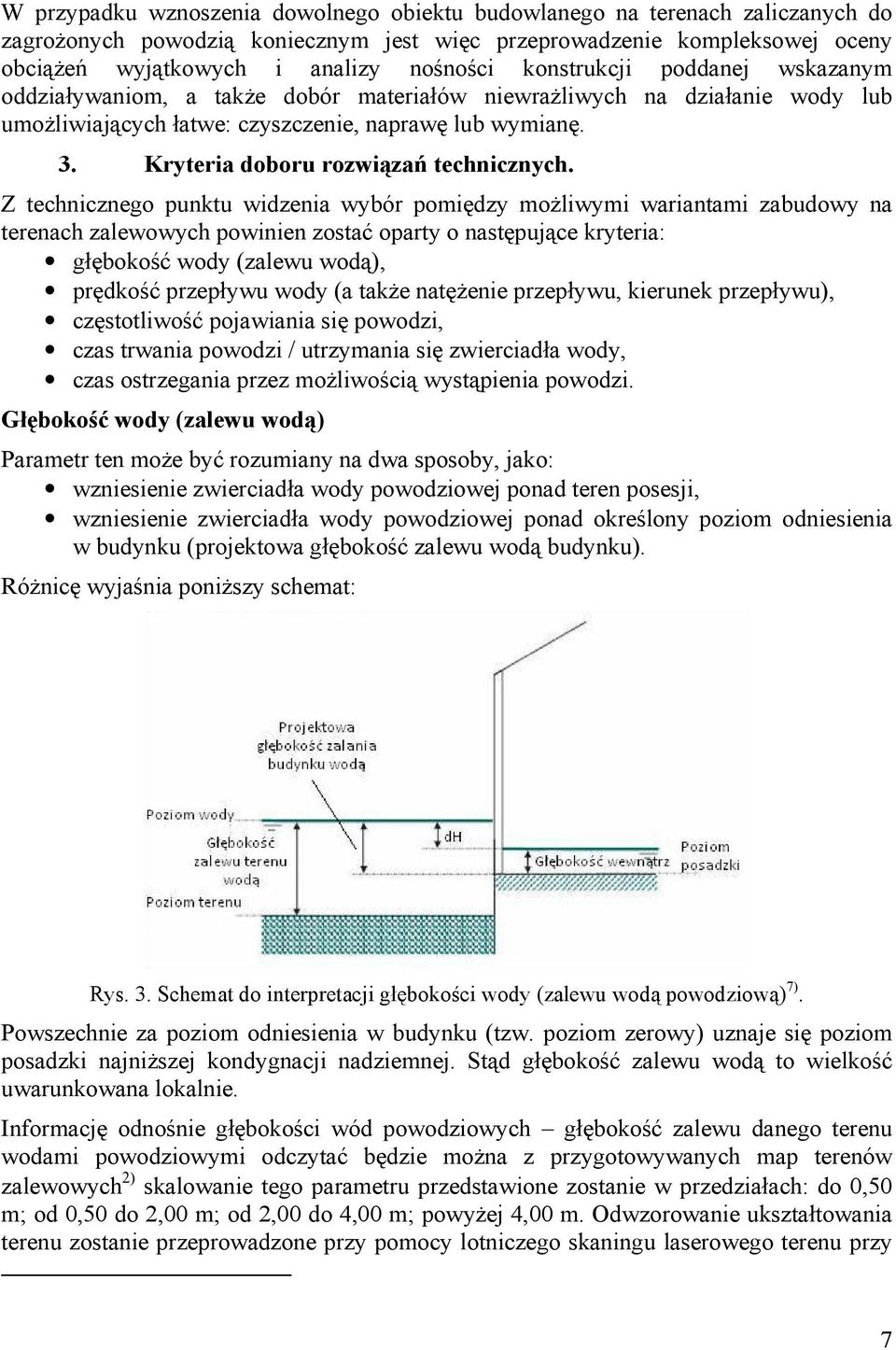 Kryteria doboru rozwiązań technicznych.