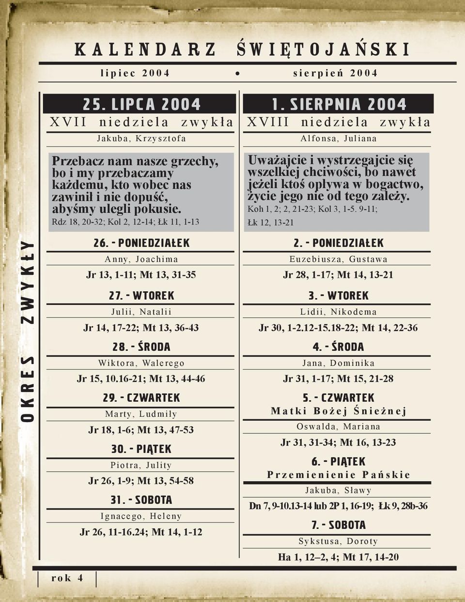 pokusie. Rdz 18, 20-32; Kol 2, 12-14; Łk 11, 1-13 1.