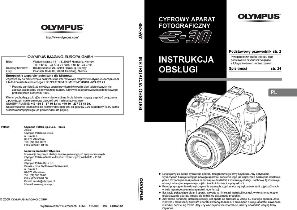 naszych stron internetowych http://www.olympus-europa.