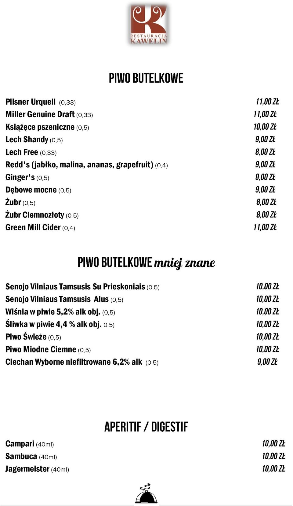 Tamsusis Su Prieskoniais (0,5) Senojo Vilniaus Tamsusis Alus (0,5) Wiśnia w piwie 5,2% alk obj. (0,5) Śliwka w piwie 4,4 % alk obj.