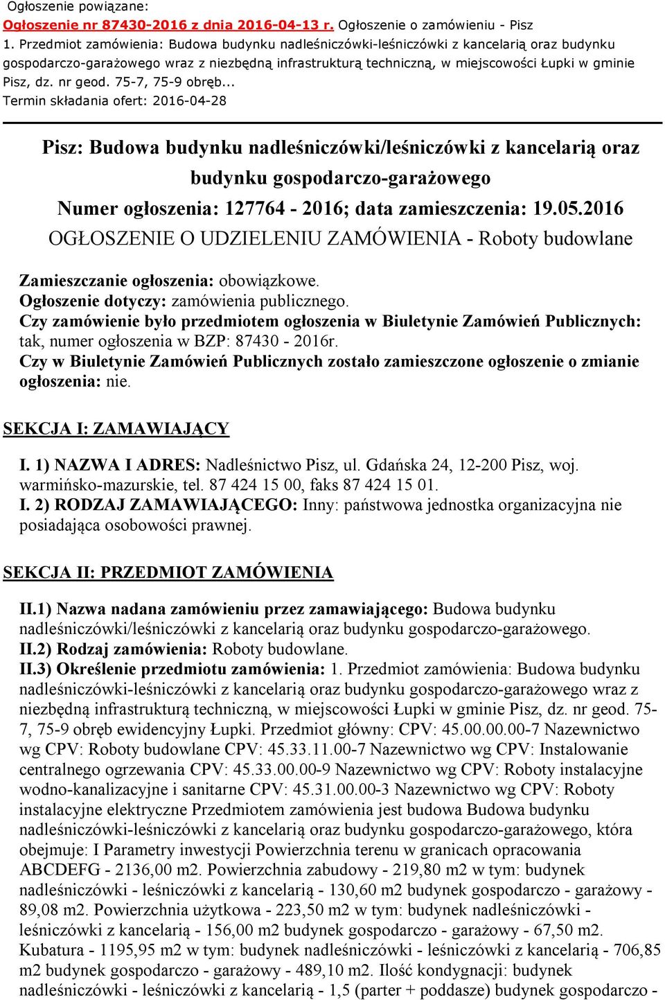 nr geod. 75-7, 75-9 obręb.