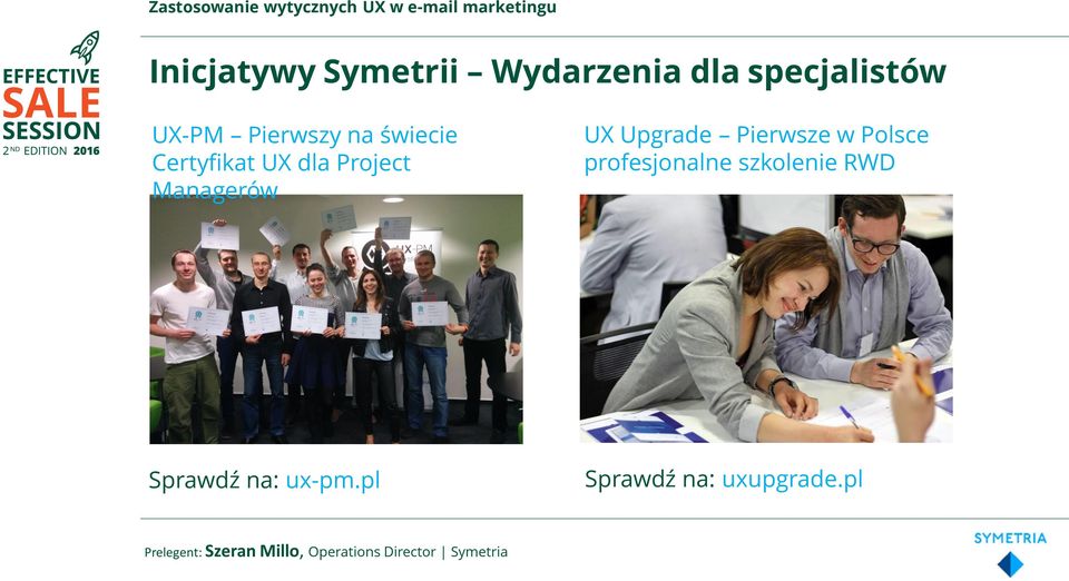 Managerów UX Upgrade Pierwsze w Polsce profesjonalne