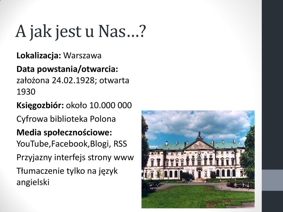 000 000 Cyfrowa biblioteka Polona Media społecznościowe: