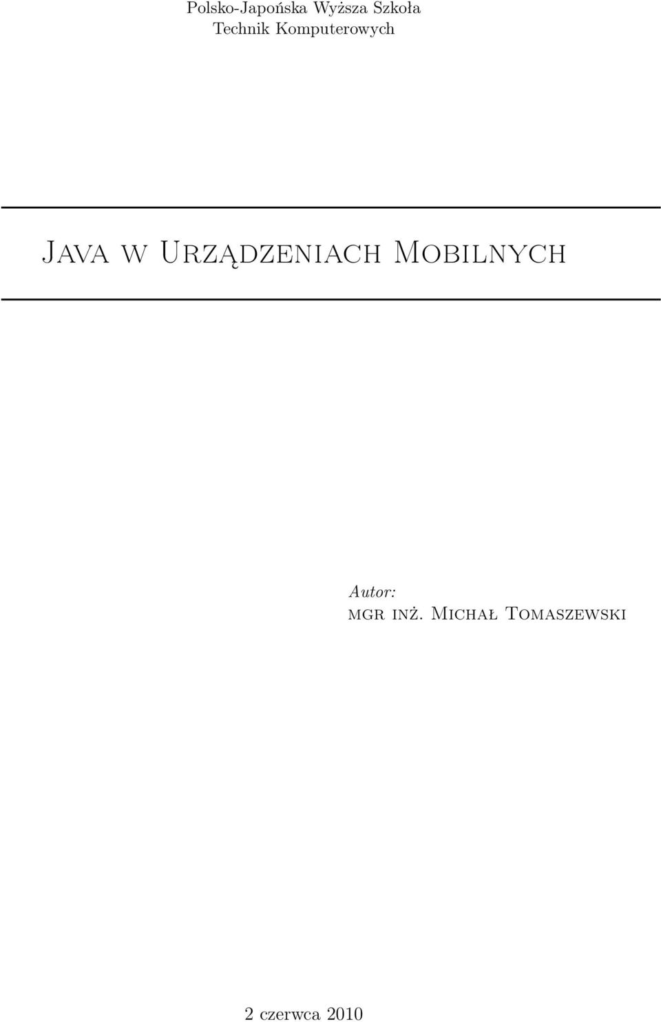 Urządzeniach Mobilnych Autor: