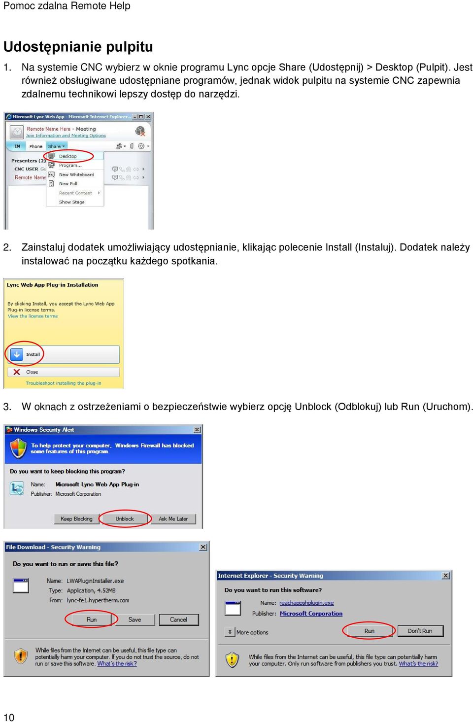 dostęp do narzędzi. 2. Zainstaluj dodatek umożliwiający udostępnianie, klikając polecenie Install (Instaluj).